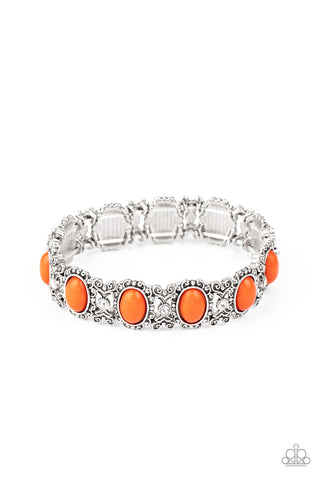 A Piece of Cake - Orange - Paparazzi Accessories