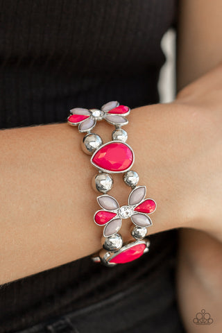 Fabulously Flourishing - Pink - Paparazzi Accessories