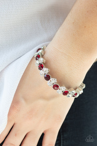 Here Comes The BRIBE - Red - Paparazzi Accessories
