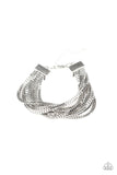 Out Of The Box - Silver - Paparazzi Accessories