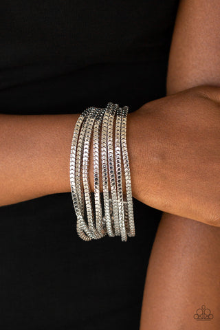 Out Of The Box - Silver - Paparazzi Accessories
