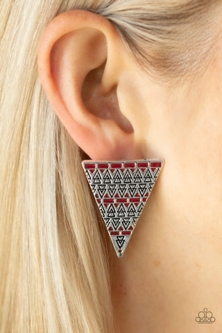 Terra Tricolor - Red - Paparazzi Accessories