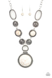 Sedona Drama - White - Paparazzi Accessories