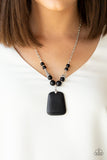 Sandstone Oasis - Black - Paparazzi Accessories