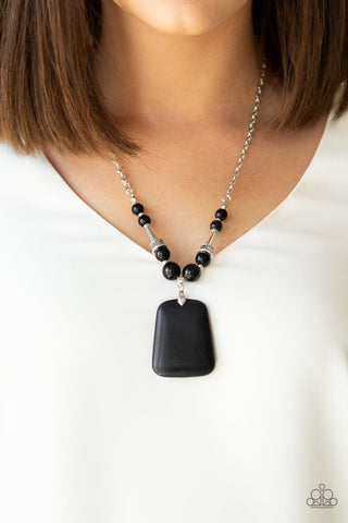 Sandstone Oasis - Black - Paparazzi Accessories