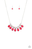 Environmental Impact - Red - Paparazzi Accessories