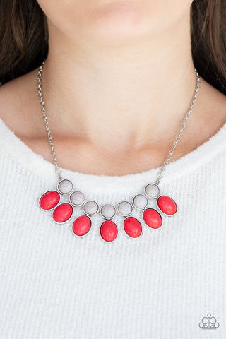 Environmental Impact - Red - Paparazzi Accessories