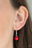 Environmental Impact - Red - Paparazzi Accessories