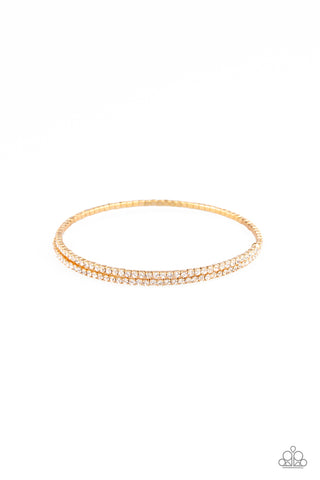 Sleek Sparkle - Gold - Paparazzi Accessories