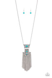 Totem Tassel - Blue - Paparazzi Accessories