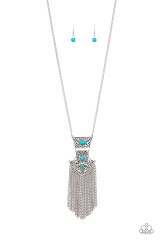 Totem Tassel - Blue - Paparazzi Accessories