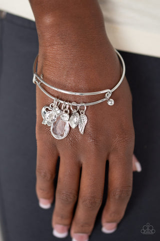 Heart of BOLD - White - Paparazzi Accessories
