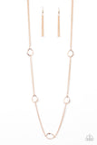 Teardrop Timelessness - Rose Gold - Paparazzi Accessories