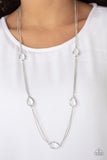 Teardrop Timelessness - White - Paparazzi Accessories