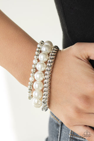 A PEARL-fect Ten - White - Paparazzi Accessories