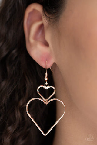 Heartbeat Harmony - Rose Gold - Paparazzi Accessories