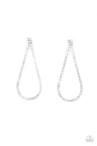Diamond Drops - White - Paparazzi Accessories