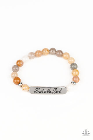 Keep The Trust - Brown - Paparazzi Accessories