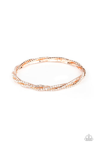 Glitzy Gleam - Rose Gold - Paparazzi Accessories