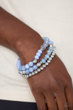 Sugary Shimmer - Blue - Paparazzi Accessories