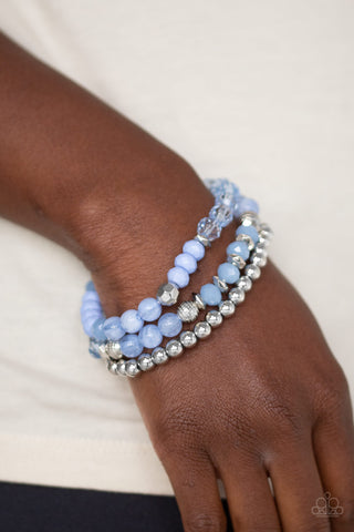 Sugary Shimmer - Blue - Paparazzi Accessories