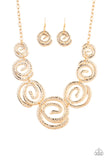 Statement Swirl - Gold - Paparazzi Accessories