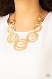 Statement Swirl - Gold - Paparazzi Accessories