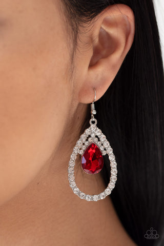 Trendsetting Twinkle - Red - Paparazzi Accessories