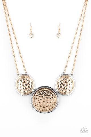 Gladiator Glam - Gold - Paparazzi Accessories