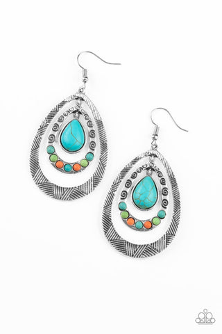 Terra Teardrops - Multi - Paparazzi Accessories