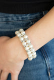 Glowing Glam - White - Paparazzi Accessories