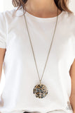 Metro Mosaic - Brass - Paparazzi Accessories