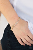Braided Twilight - Gold - Paparazzi Accessories