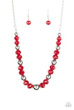Jewel Jam - Red - Paparazzi Accessories