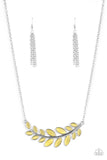 Frosted Foliage - Yellow - Paparazzi Accessories