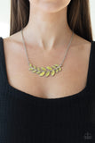 Frosted Foliage - Yellow - Paparazzi Accessories
