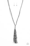 Hand-Knotted Knockout - Silver - Paparazzi Accessories