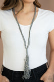 Hand-Knotted Knockout - Silver - Paparazzi Accessories