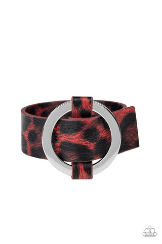 Jungle Cat Couture - Red - Paparazzi Accessories