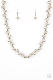 Uptown Opulence - White - Paparazzi Accessories