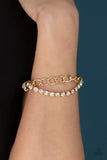 Glamour Grid - Gold - Paparazzi Accessories