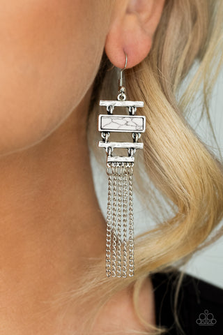 Stone Dwellings - White - Paparazzi Accessories