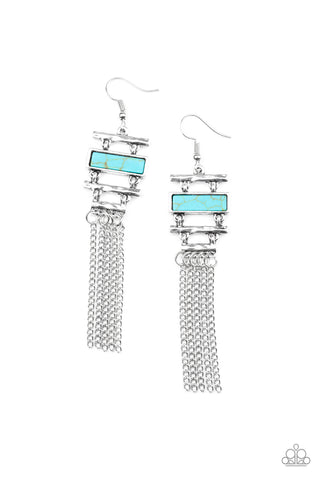 Stone Dwellings - Blue - Paparazzi Accessories