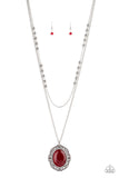 Endlessly Enchanted - Red - Paparazzi Accessories