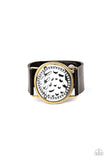 Hold On To Your Buckle - Black - Paparazzi Accessories