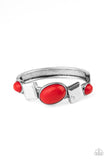 Abstract Appeal - Red - Paparazzi Accessories
