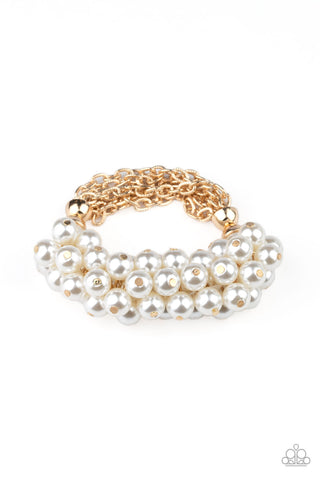 Up Class Clash - Gold - Paparazzi Accessories