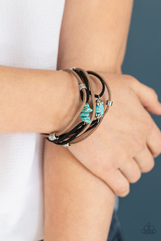 Rocky Mountain Rebel - Blue - Paparazzi Accessories