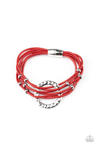 Magnetic Muse - Red - Paparazzi Accessories