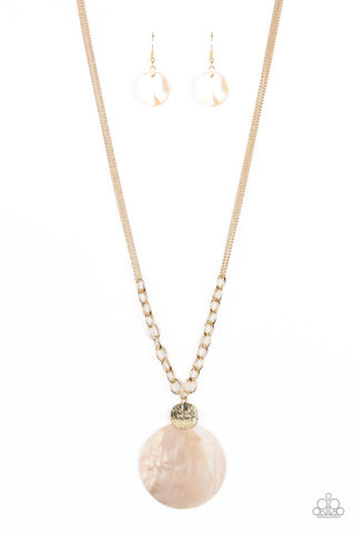 A Top-SHELLer - Gold - Paparazzi Accessories